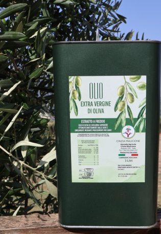 Olio Extra Vergine di Oliva Estratto a Freddo – Latta 3 Litri
