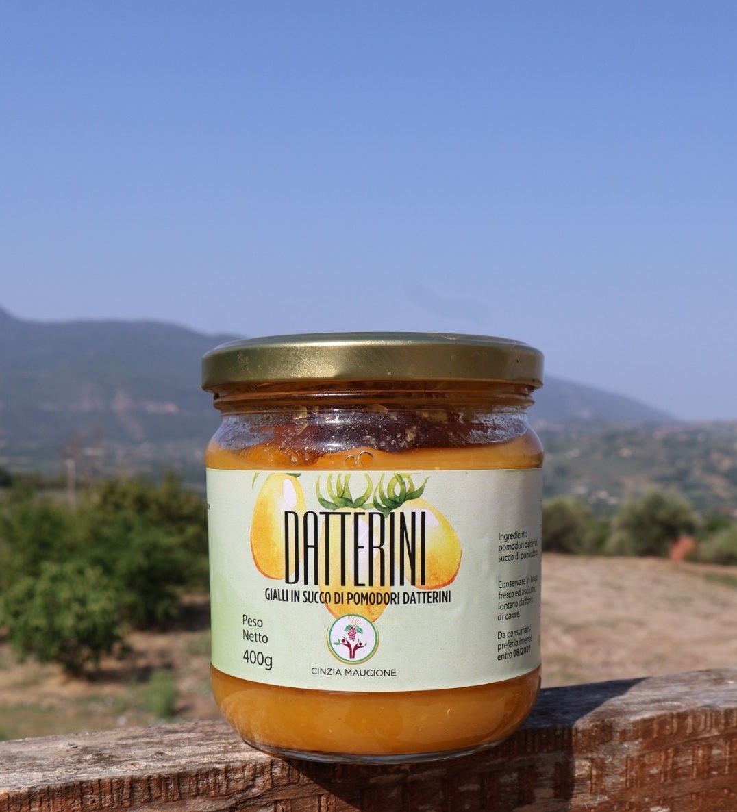 Pomodori Datterini Gialli in Succo di Pomodori Datterini – 400g