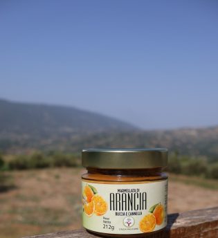 Marmellata di Arancia con Buccia e Cannella Artigianale – 212g