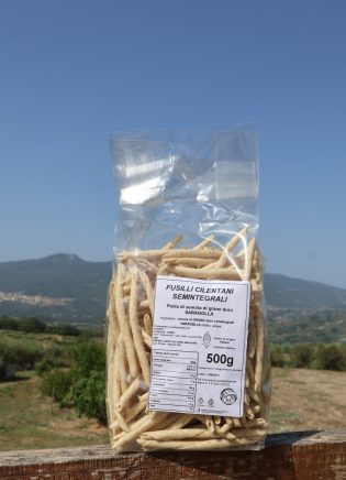 Fusilli Cilentani Semintegrali di Grano Duro Saragolla – Pasta Artigianale 500g