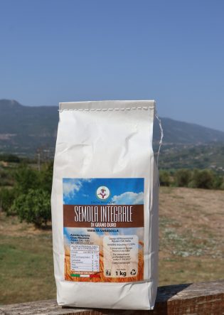 Semola Integrale di Grano Duro Varietà Saragolla – 1 kg